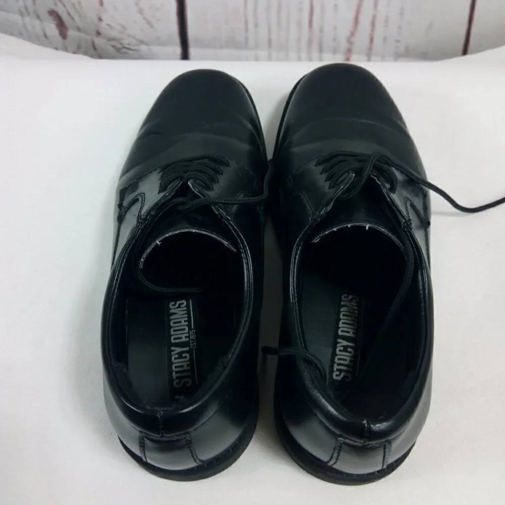 Stacy Adams Boys Black Dress Shoes 6M